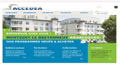 Desktop Screenshot of accedea.fr